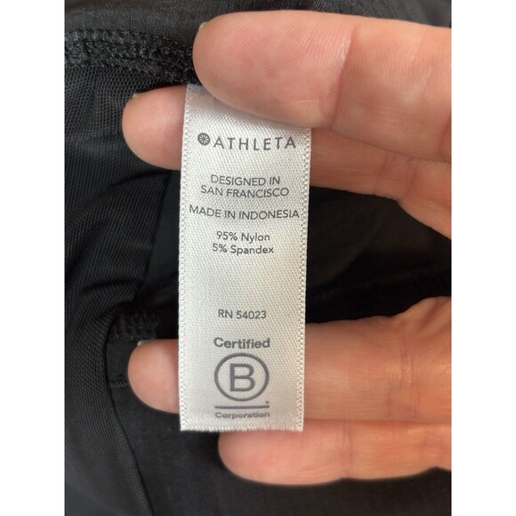 Athleta Trekkie Hike Pant Black 8 Pockets Drawstring Ankles Ripstop Zip Pockets - Picture 5 of 13